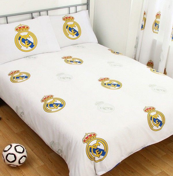 Real Madrid Fc Licensed Quilt Duvet Doona Bedding Cover Sets