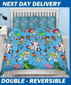 Toy Story 4 Quilt Cover Set Fits Queen Cotton Blend Savvy