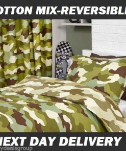 Army Camouflage Kids Quilt Cover Duvet Bedding Sets